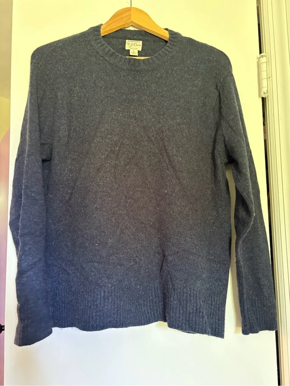 J. Crew Men's Crewneck Sweater in navy